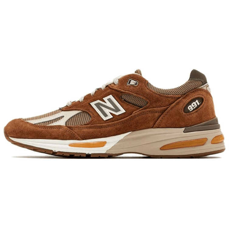 New Balance NB 991 V2 Versatile Comfortable Casual Running Shoes Unisex Brown