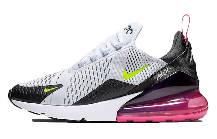 Nike Air Max 270 White Black Fuchsia Volt