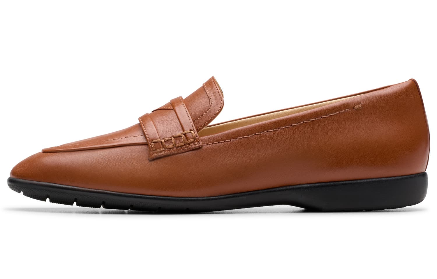 Clarks Leather Coley15 Step Modern Commuter Slip-On Loafers Women's Brown