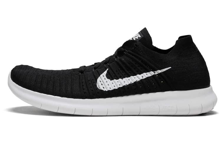 Nike Free Run Flyknit Black/White
