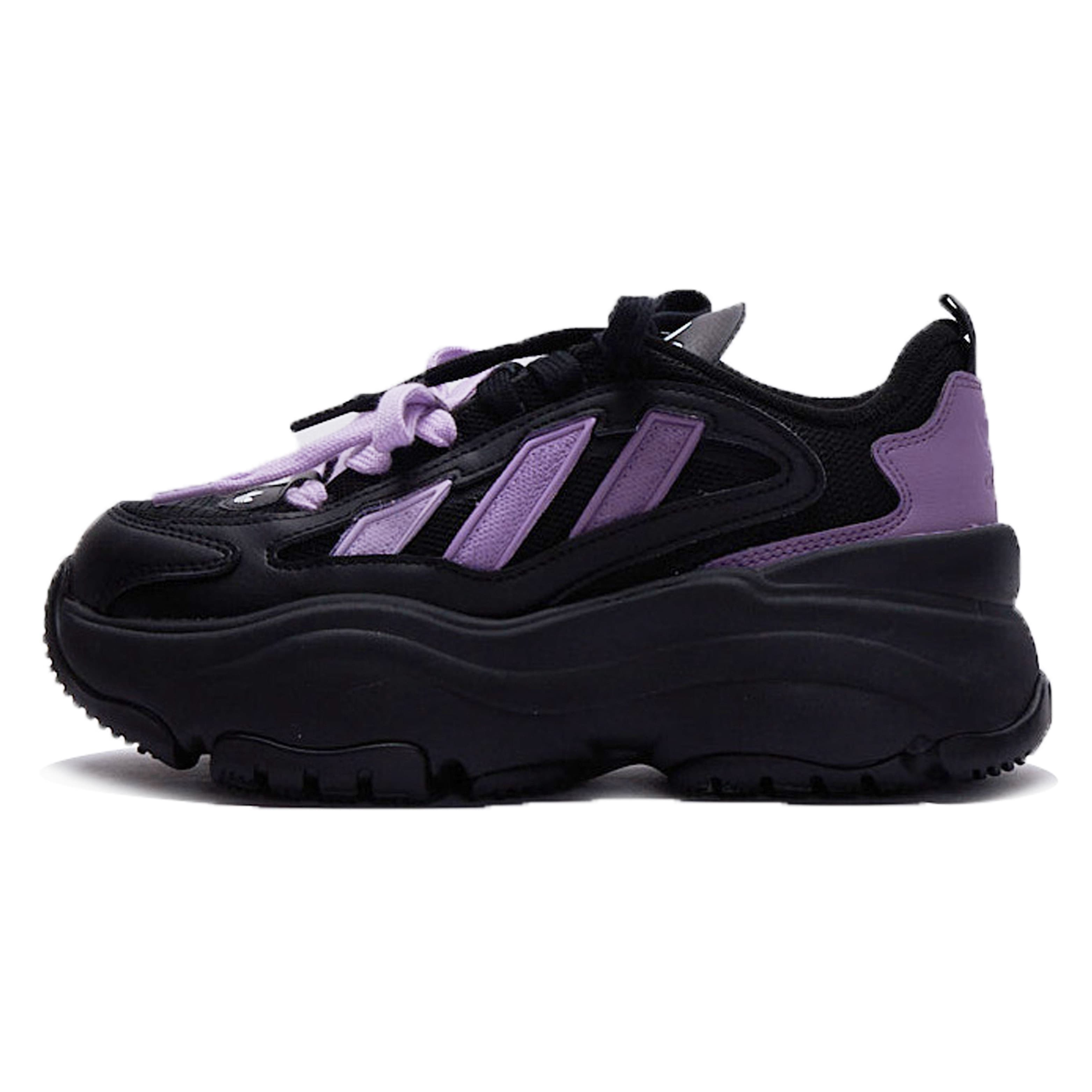 Custom Sneakers adidas originals OZGAIA 'Bubble Jellyfish' 'Mulberry Black Forest' Trendy Fashion Versatile Low-Top Casual Lifestyle Shoes Unisex Black Purple