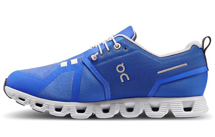 On Waterproof Durable Breathable Low-Top Casual Shoes Women's Blue Gray