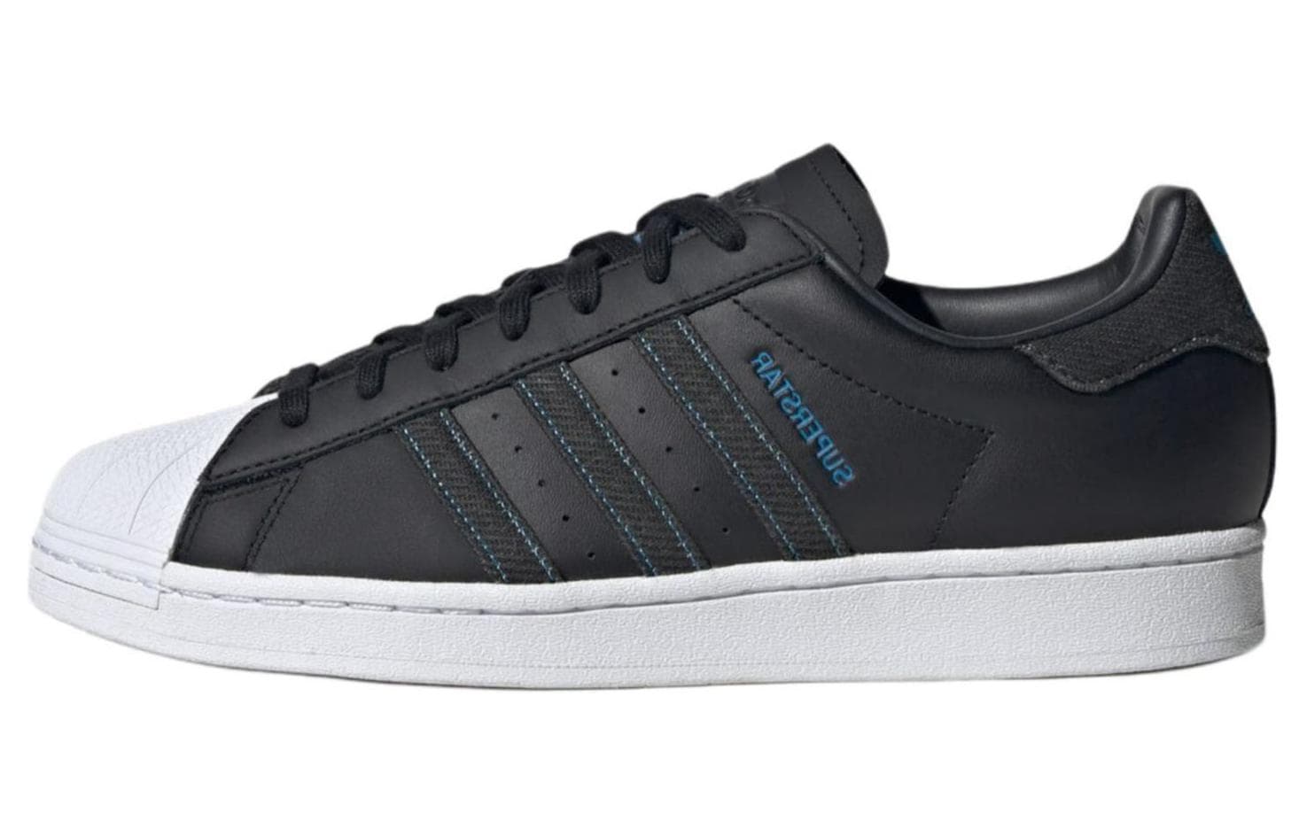 adidas originals Superstar Denim Pack - Black Bright Blue