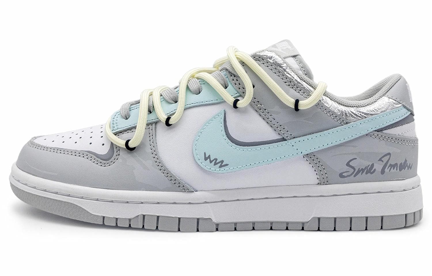 Nike Dunk Wear-Resistant Low-Top Skateboard Shoes Men's Gray