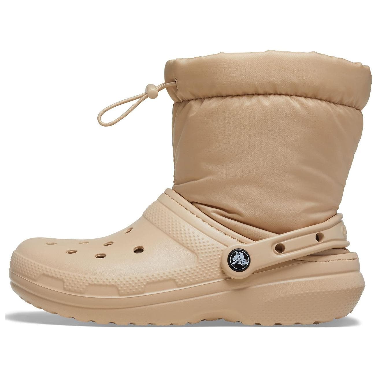 Crocs Short Snow Boots Men's Beige
