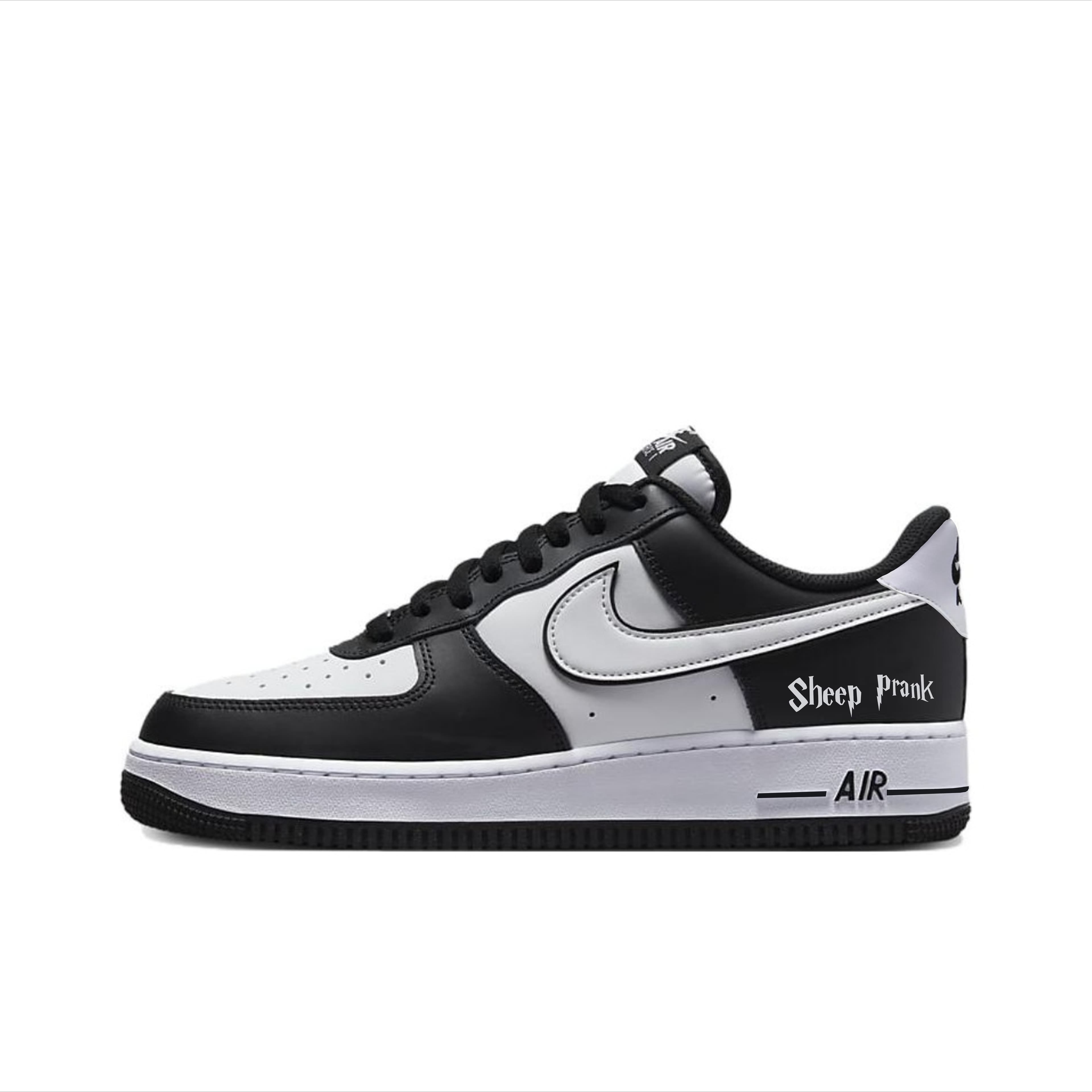 Nike Air Force 1 Slip Resistant, Abrasion Resistant, And Balanced Low Top Skateboard Shoes Unisex White Black