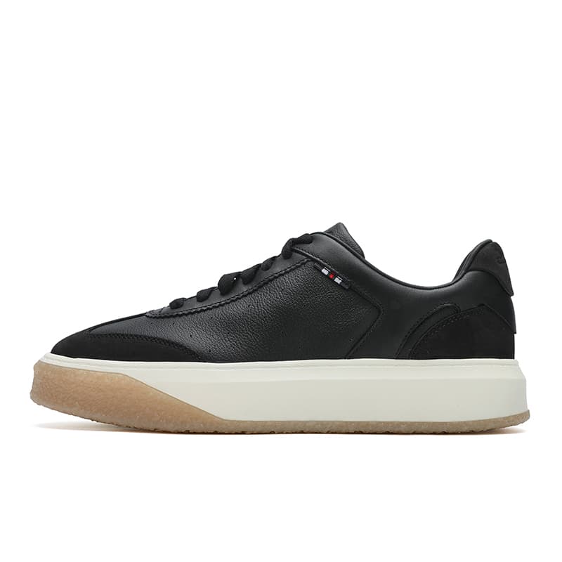 FILA OLIMPICA Platform Classic Versatile Wear-Resistant Low-Top Sneakers Men's Black