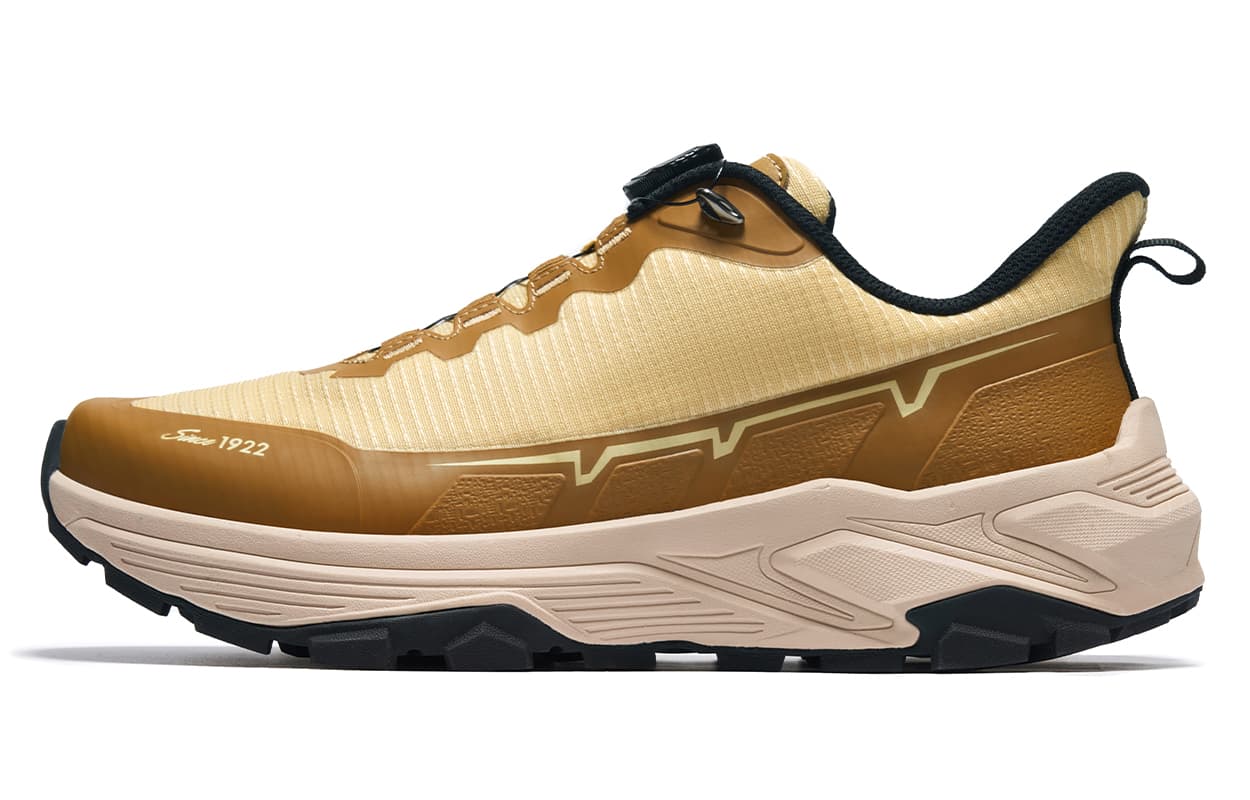 Dickies Fashion Platform Cushioned Lightweight Low-Top Running Shoes Men's Brown