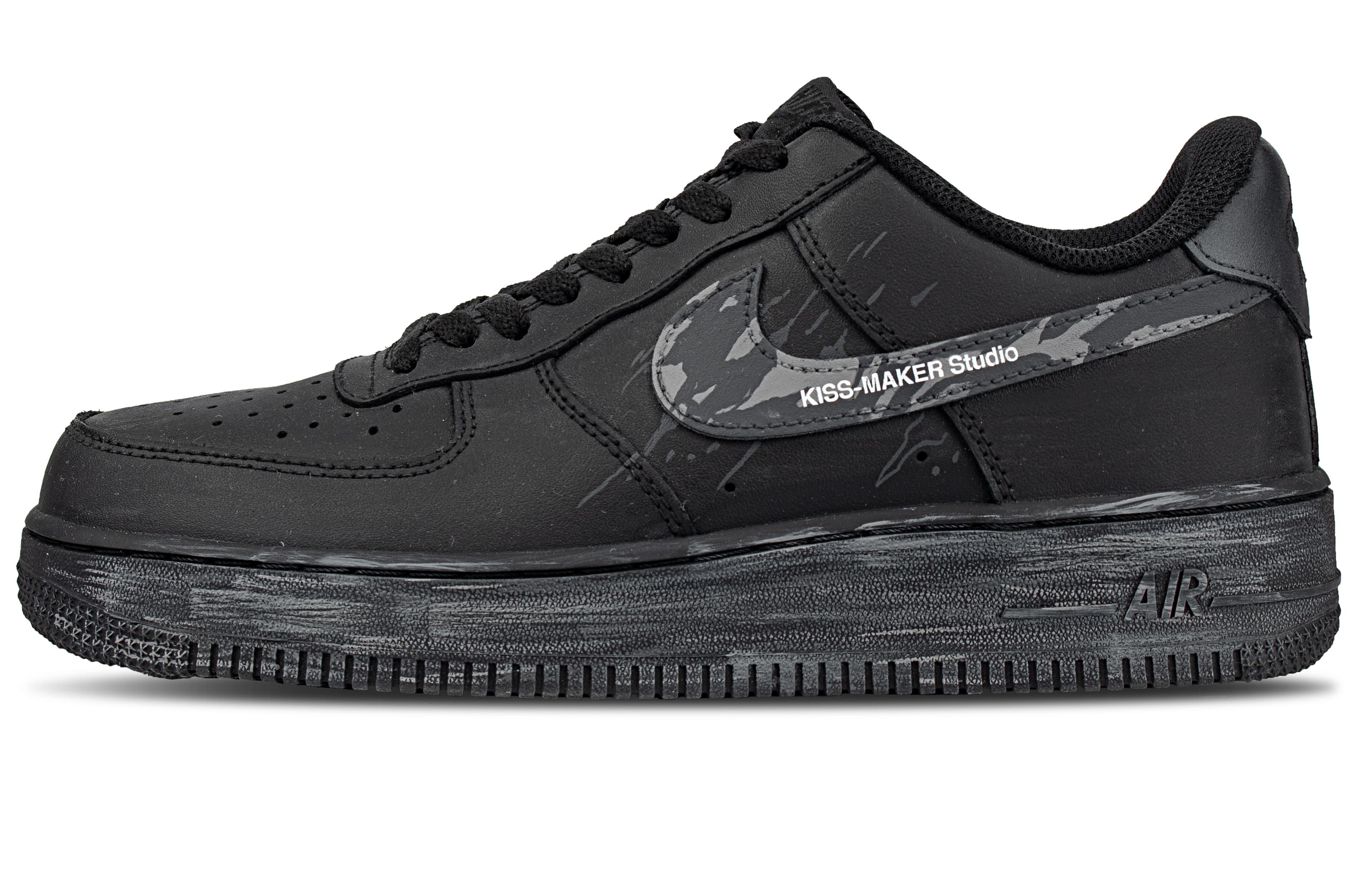 Custom Nike Air Force 1 GS 'Kiss Maker' Women's Low-Top Sneakers