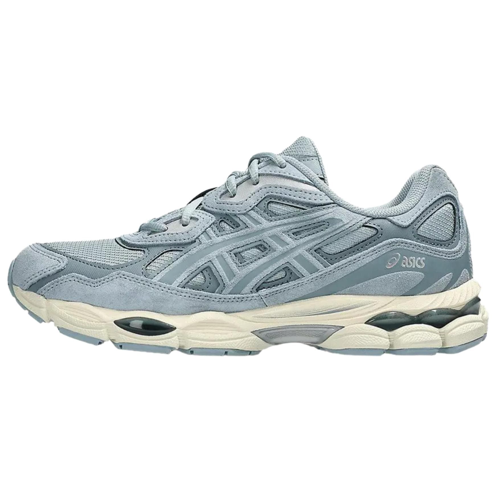 ASICS Abrasion Resistant Low top Casual Running Shoes Unisex Gray