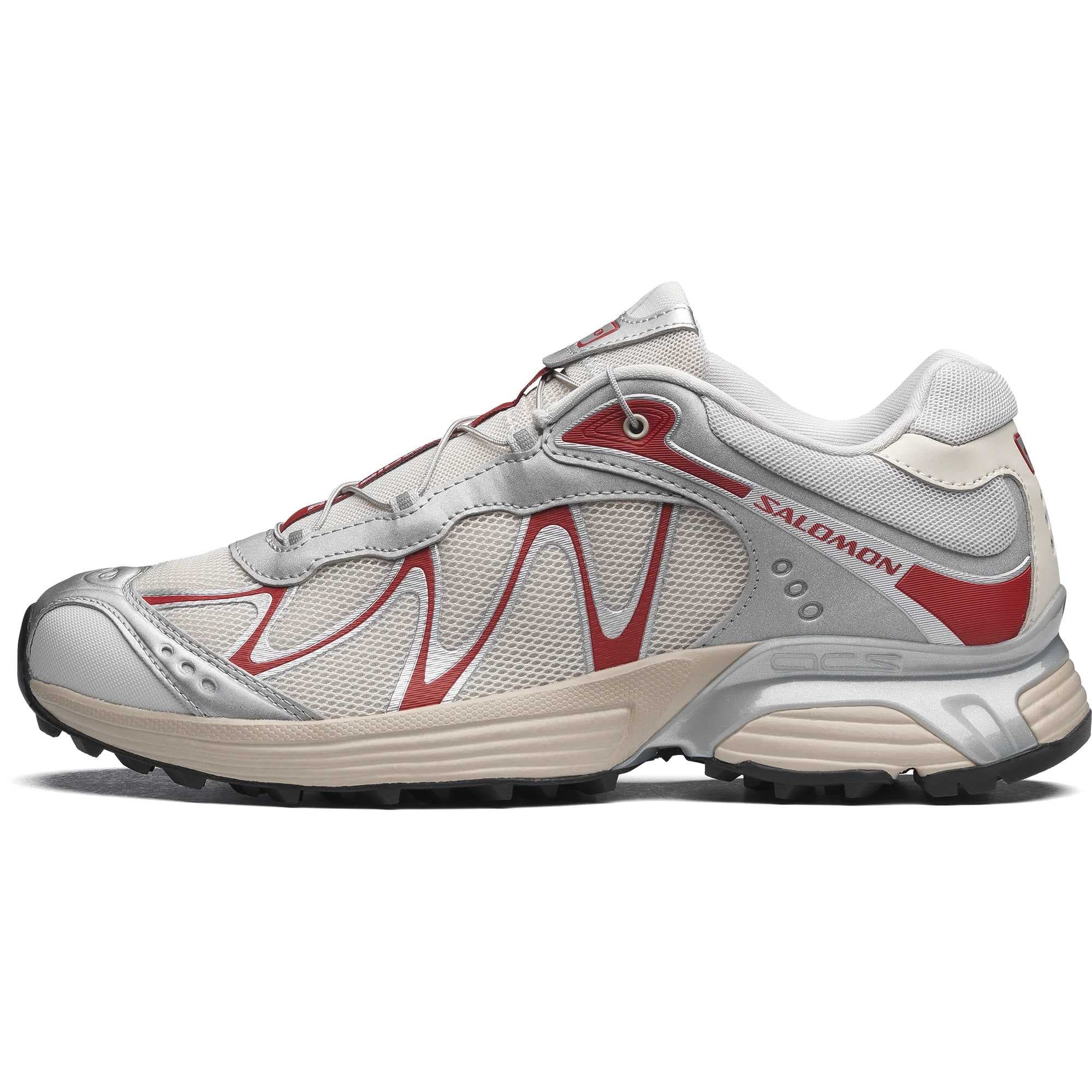 SALOMON XT-WHISPER Fabric Color Block Drawstring Eye-Catching Personalized Low-Top Outdoor Functional Shoes Unisex