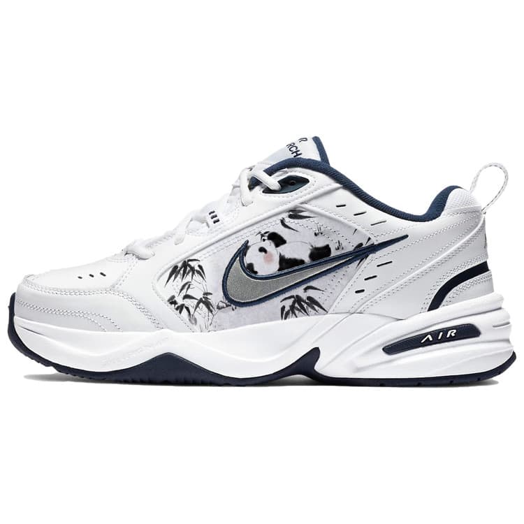 Nike Air Monarch 4 Chunky Sneakers Unisex Low-Top White Blue