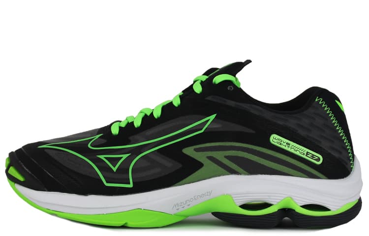 Mizuno Wave Lightning Z7 Training Shoes Unisex Low-Top Black/Neon Green