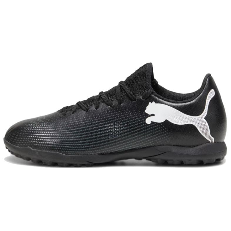 PUMA FUTURE 7 PLAY TT Turf Soccer Shoes Men's Black White