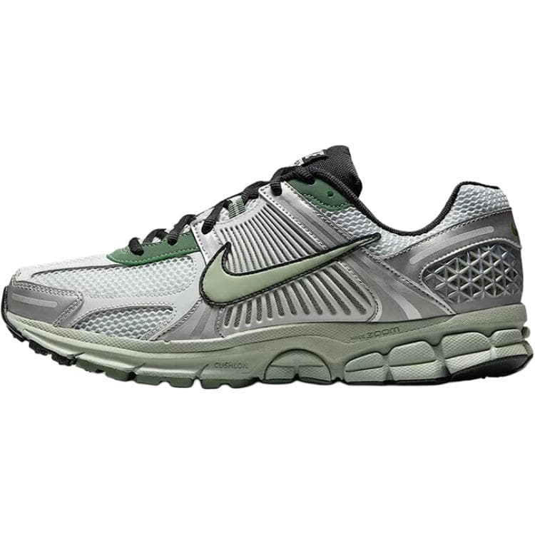 Nike Zoom Vomero 5 Sport Comfort Cushioned Wear-Resistant Breathable Low-Top Running Shoes Men's Green Silver