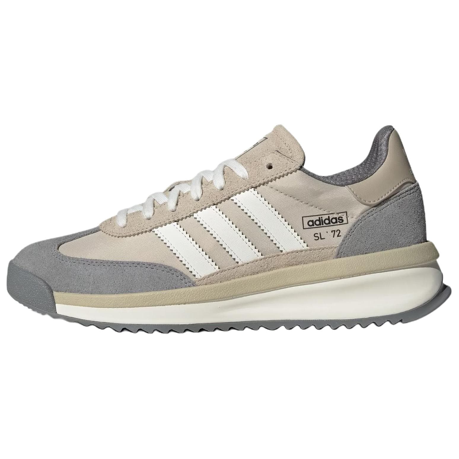 adidas Originals SL 72 RTN Versatile Comfortable Wear-Resistant Low-Top Casual Shoes Unisex Grey Brown