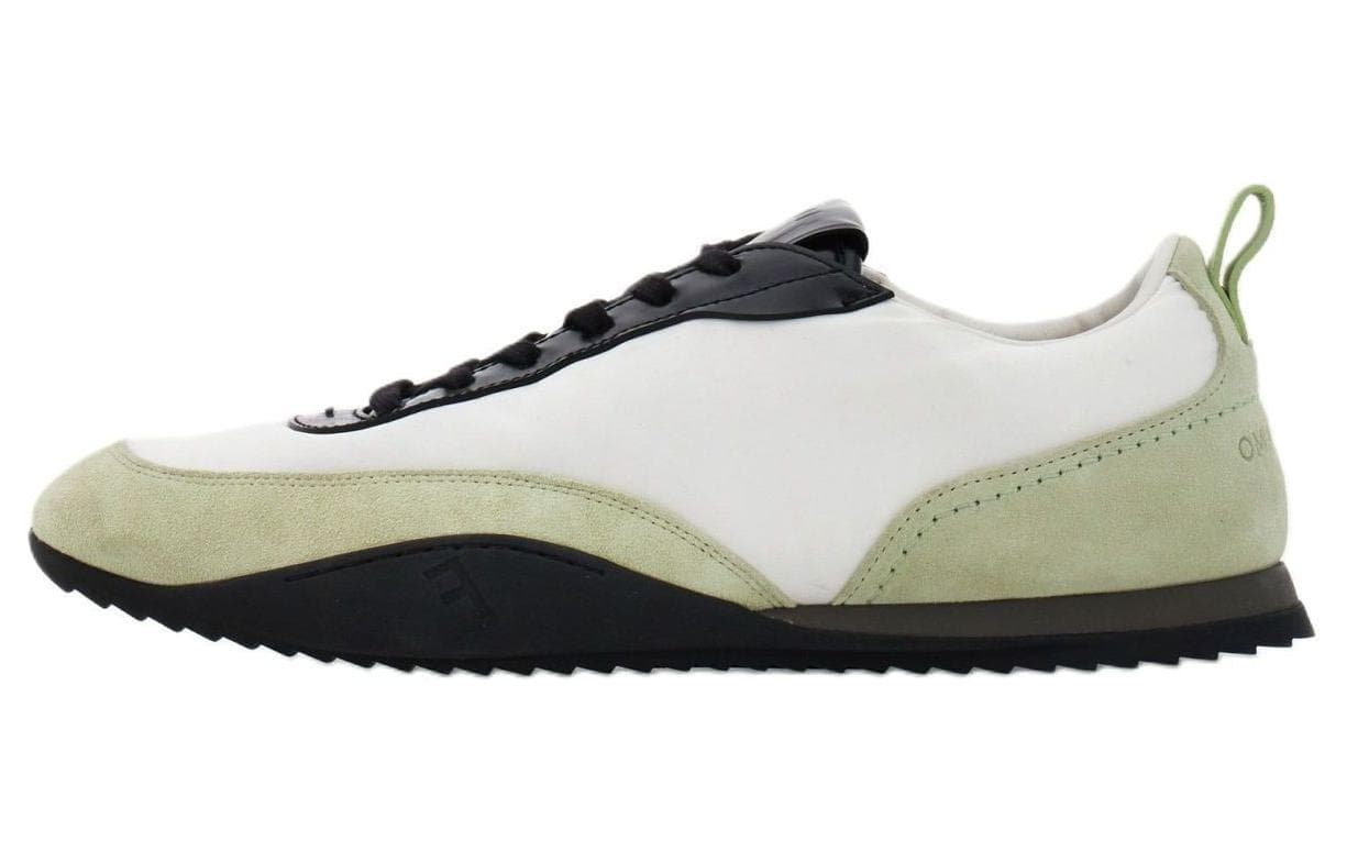 FERRAGAMO Comfortable Versatile Thin Sole Low-Top Casual Shoes Men's Light Olive Green