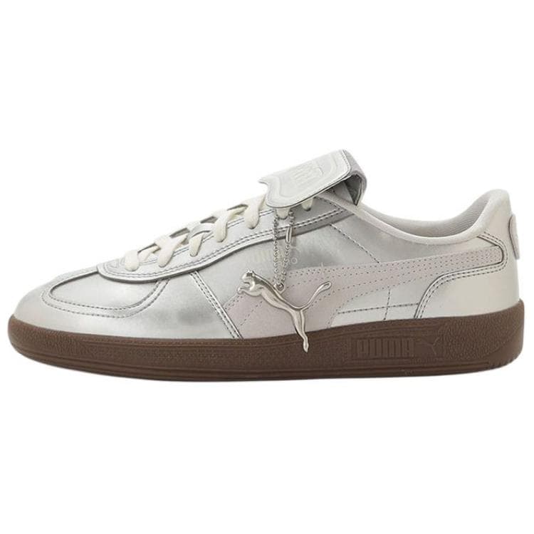 emmi x PUMA Palermo PREMIUM Premium Silver Versatile Comfortable Wear-Resistant Low-Top Casual Shoes Women's Silver