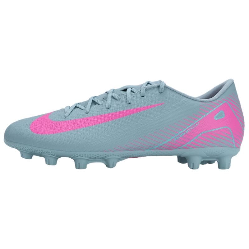 Nike Mercurial Vapor 16 Comfortable HG (Artificial Grass) Slip-Resistant Wear-Resistant Soccer Cleats Unisex Grey Pink