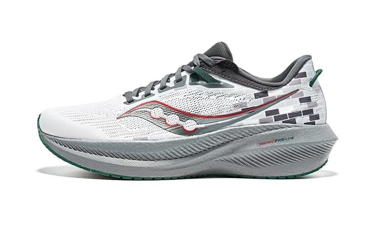 Saucony Triumph 21 Running Shoes Unisex Low-Top Green
