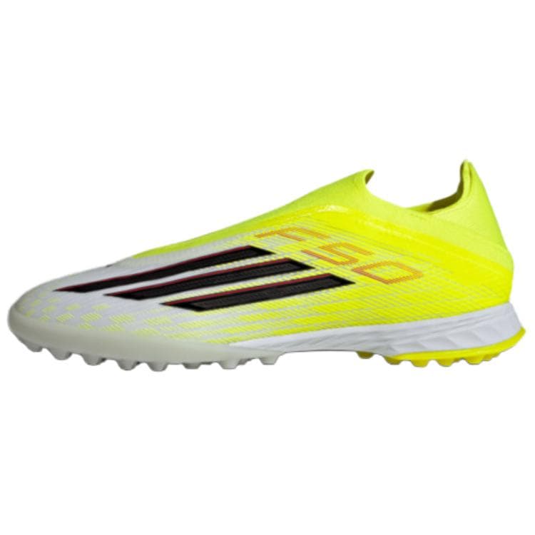 adidas F50 PRO LL Comfortable Durable TF (Rubber Turf) Wrapped Balanced Support Soccer Shoes Unisex Yellow Grey Black