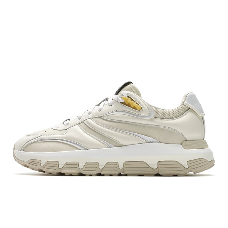 FILA Fashion ICONA Comfortable Versatile Low-Top Casual Shoes Women's White Grey