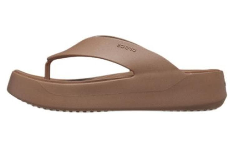 Crocs EVA Slip-Resistant Flip Flops Women's Brown