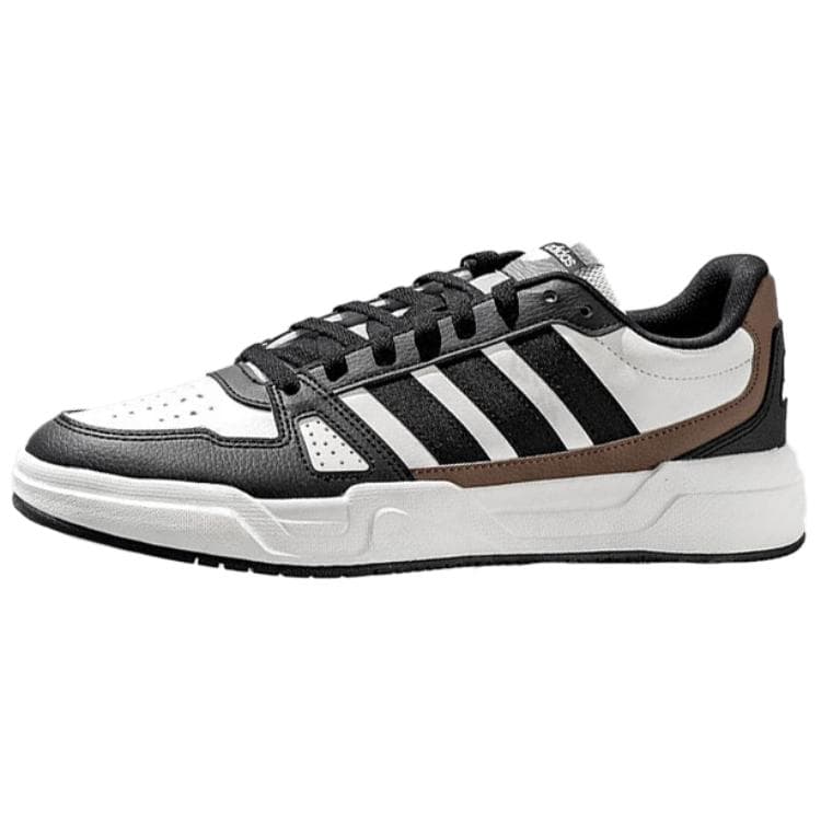 adidas LITE BALLER Versatile Comfortable Slip-Resistant Low-Top Sneakers Unisex Black White