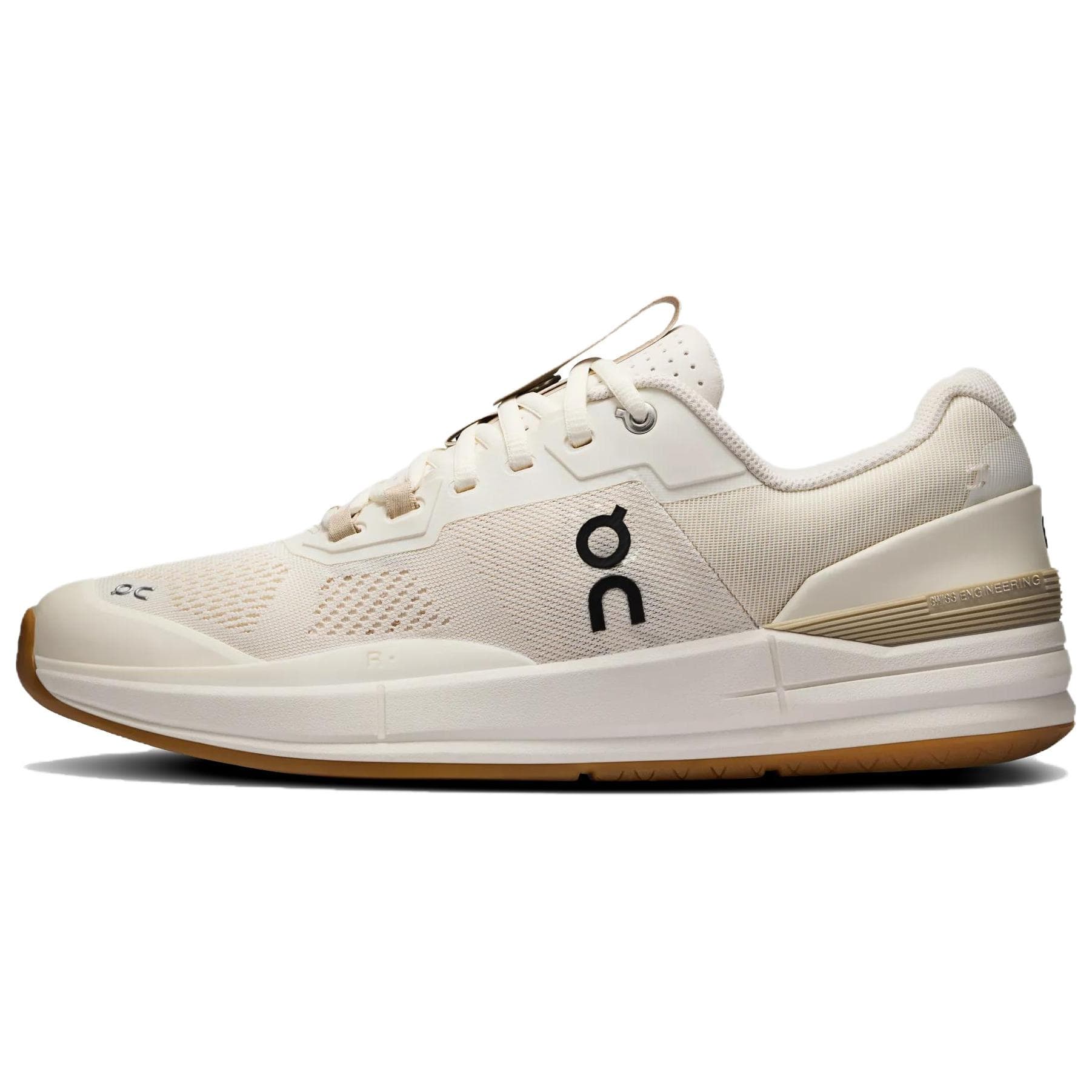 On The Roger Pro Comfort Versatile Durable Low-Top Tennis Shoes Men's Beige