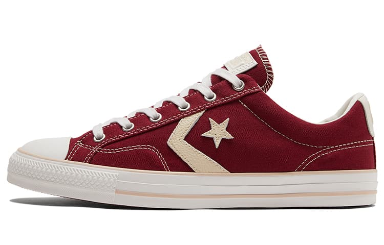 Converse Star Player Non Slip Wear Resistant Low Top Casual Canvas Shoes Red