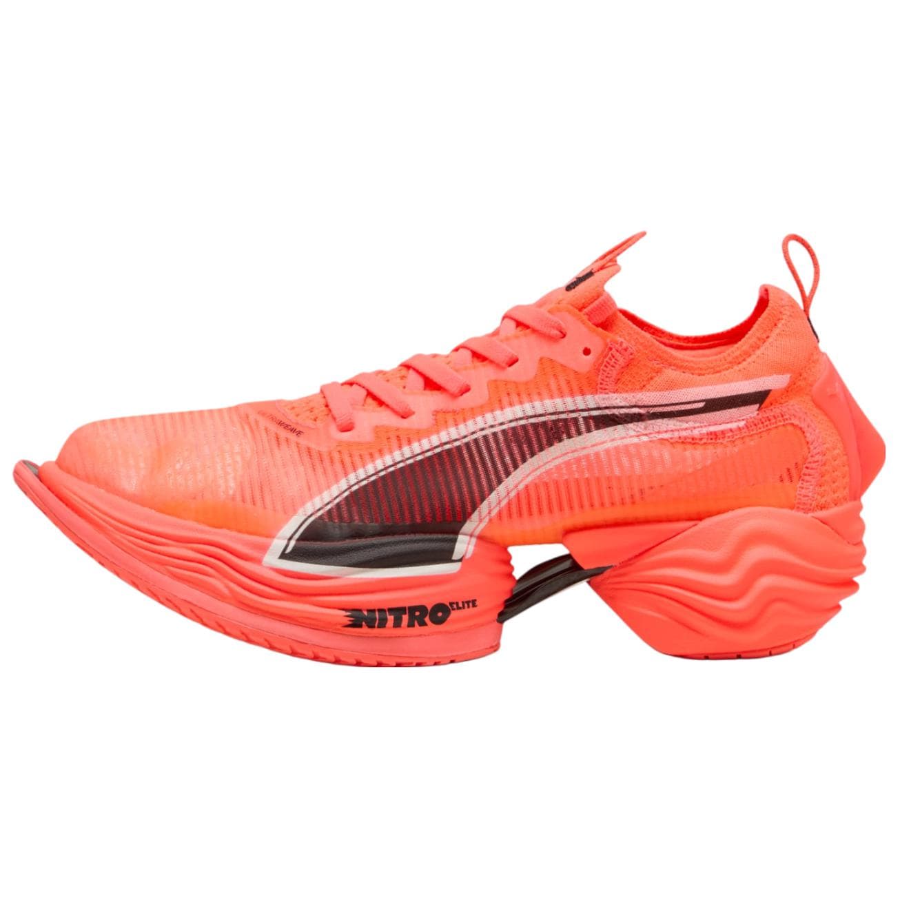 PUMA Fast R Nitro Elite 2 Breathable Support Low Top Running Shoes Men's Red