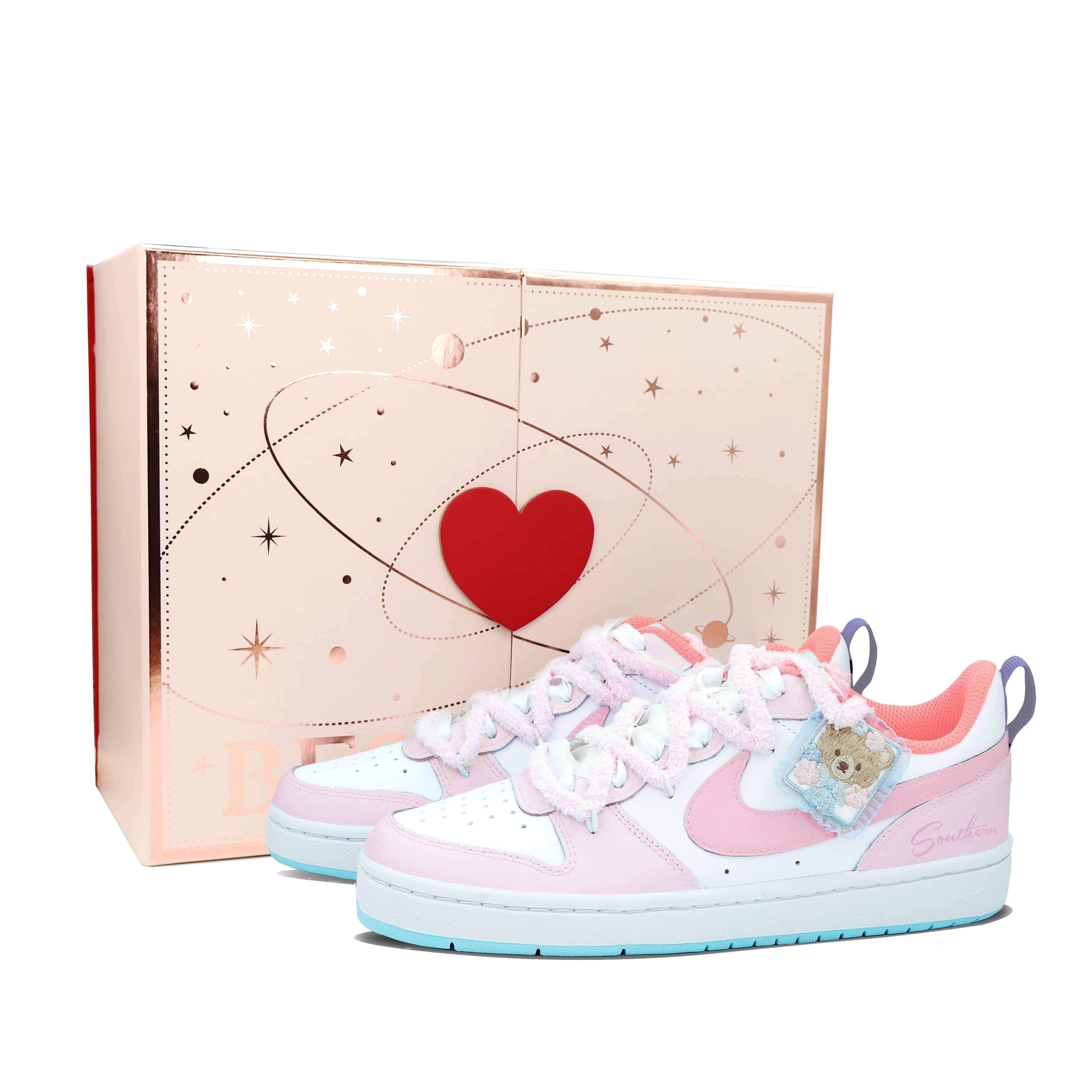 Nike Court Borough Skateboard Shoes Women's Low-Top