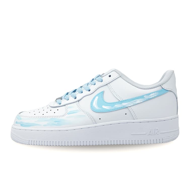Nike Air Force 1 Skateboard Shoes Unisex Low-Top Blue