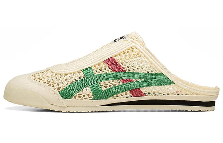 Onitsuka Tiger MEXICO 66 Sabot Cream Green Red