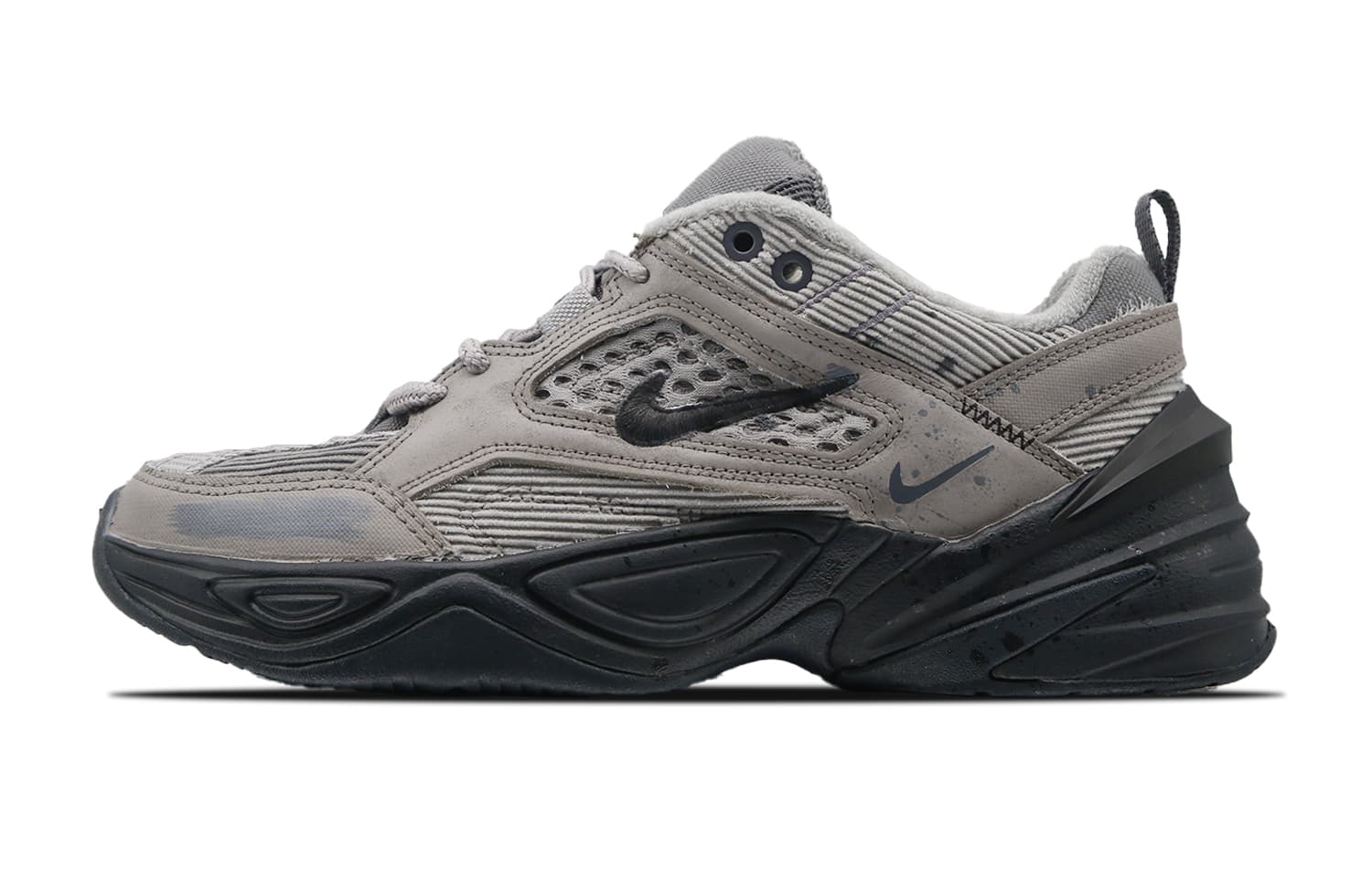 Custom Nike M2K Tekno SP Monica Low-Top Sneakers Unisex Khaki