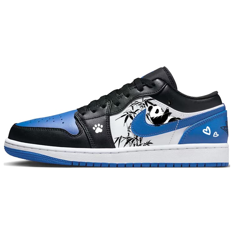 JORDAN Air JORDAN 1 Vintage Basketball Shoes Men Low Top White/Blue
