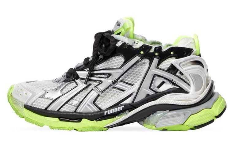 Balenciaga Runner White Neon Yellow