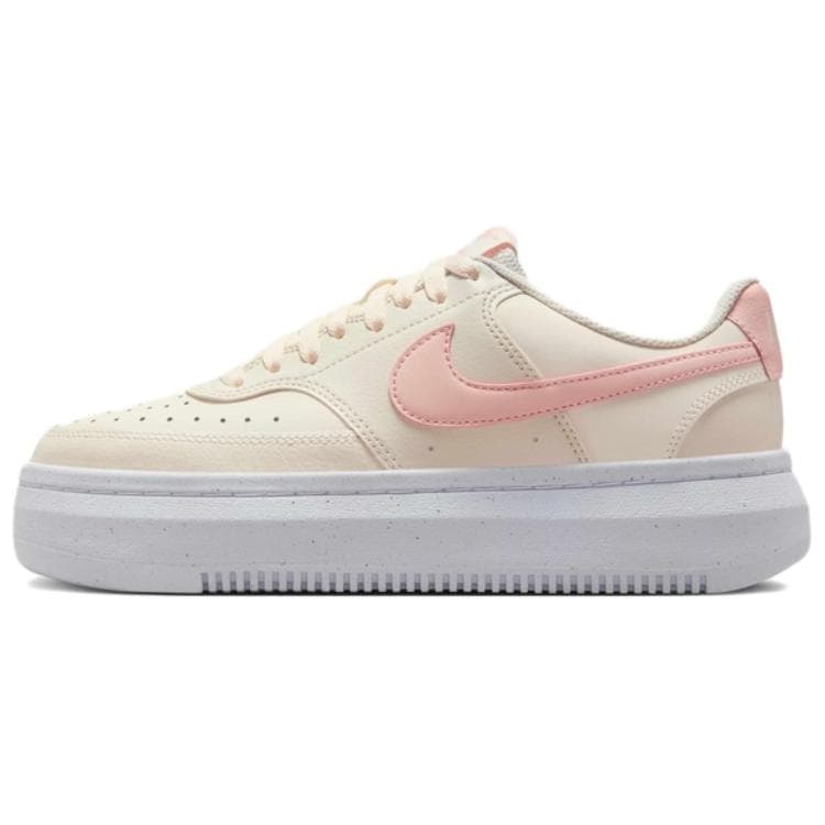 Nike Court Vision Alta Comfortable Fashion Wear-Resistant Low-Top Sneakers Women's Beige White