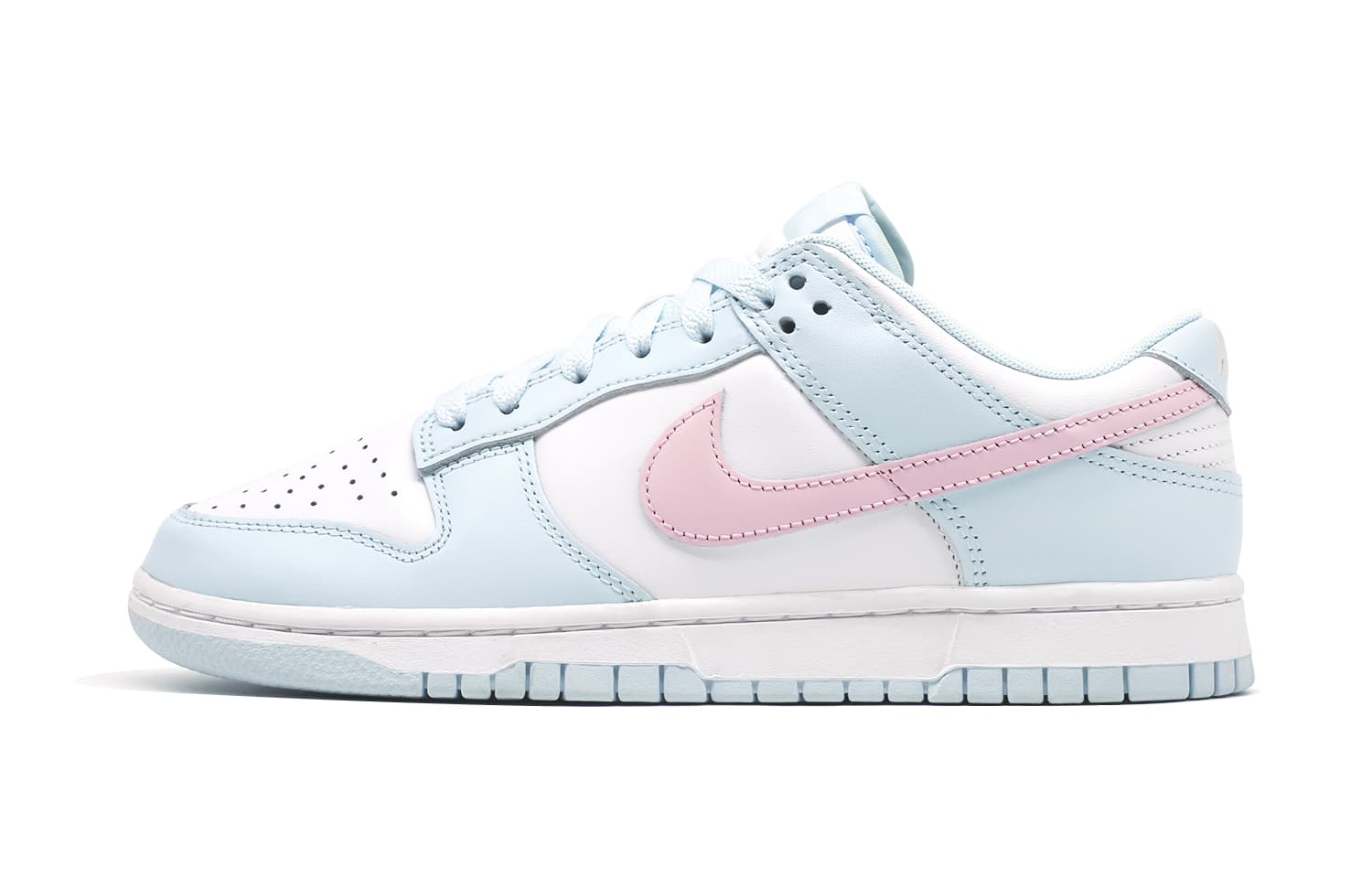 Nike Dunk 'Glacier Blue' Anti-Slip And Wear-Resistant Breathable Low-Top Skateboard Shoes Men's Blue White