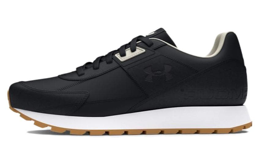 Under Armour Essential- Cushioning Wear-Resistant Low-Top Casual Shoes Women's Black White