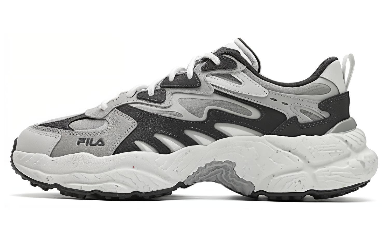 FILA Fern Fern Sneakers Low-Top Casual Shoes Men's Raven Gray