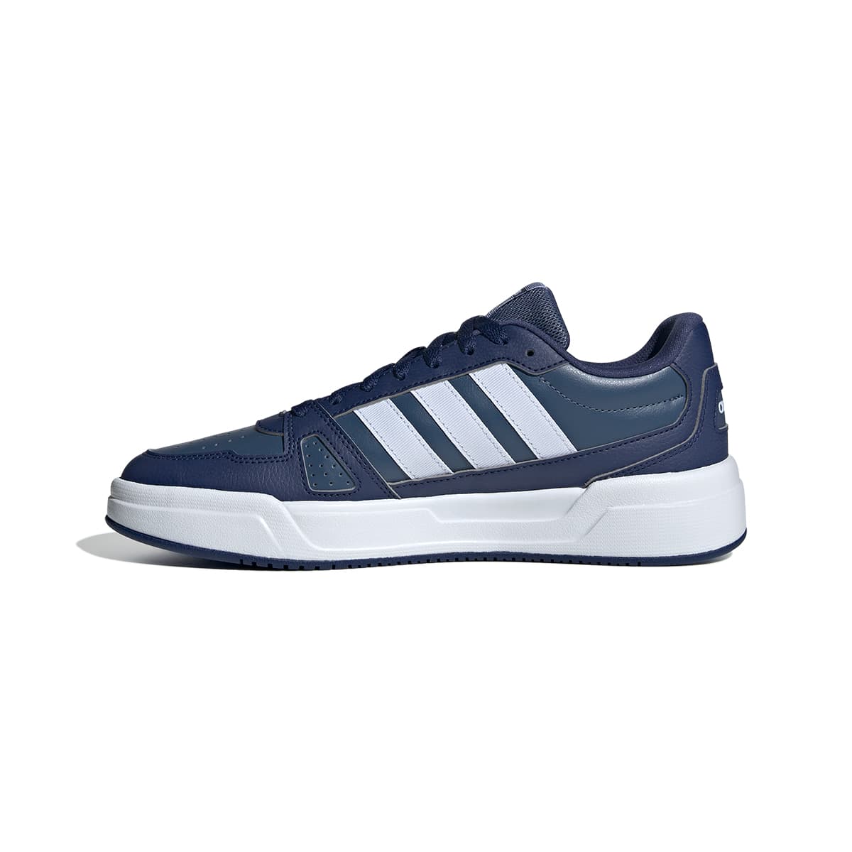 Adidas LITE BALLER Anti-Slip Wear-Resistant Low-Top Casual Shoes Men's Blue White