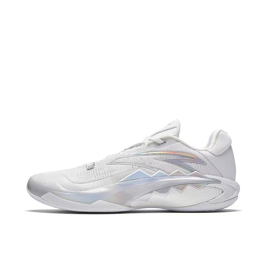 Anta Swagger 1 Cushioned Slip-Resistant Low-Top Basketball Shoes Men's White