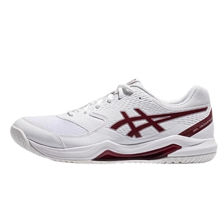ASICS Gel-Dedicate 8 Comfort Versatile Cushioning Impact Absorption Low-Top Tennis Shoes Unisex White