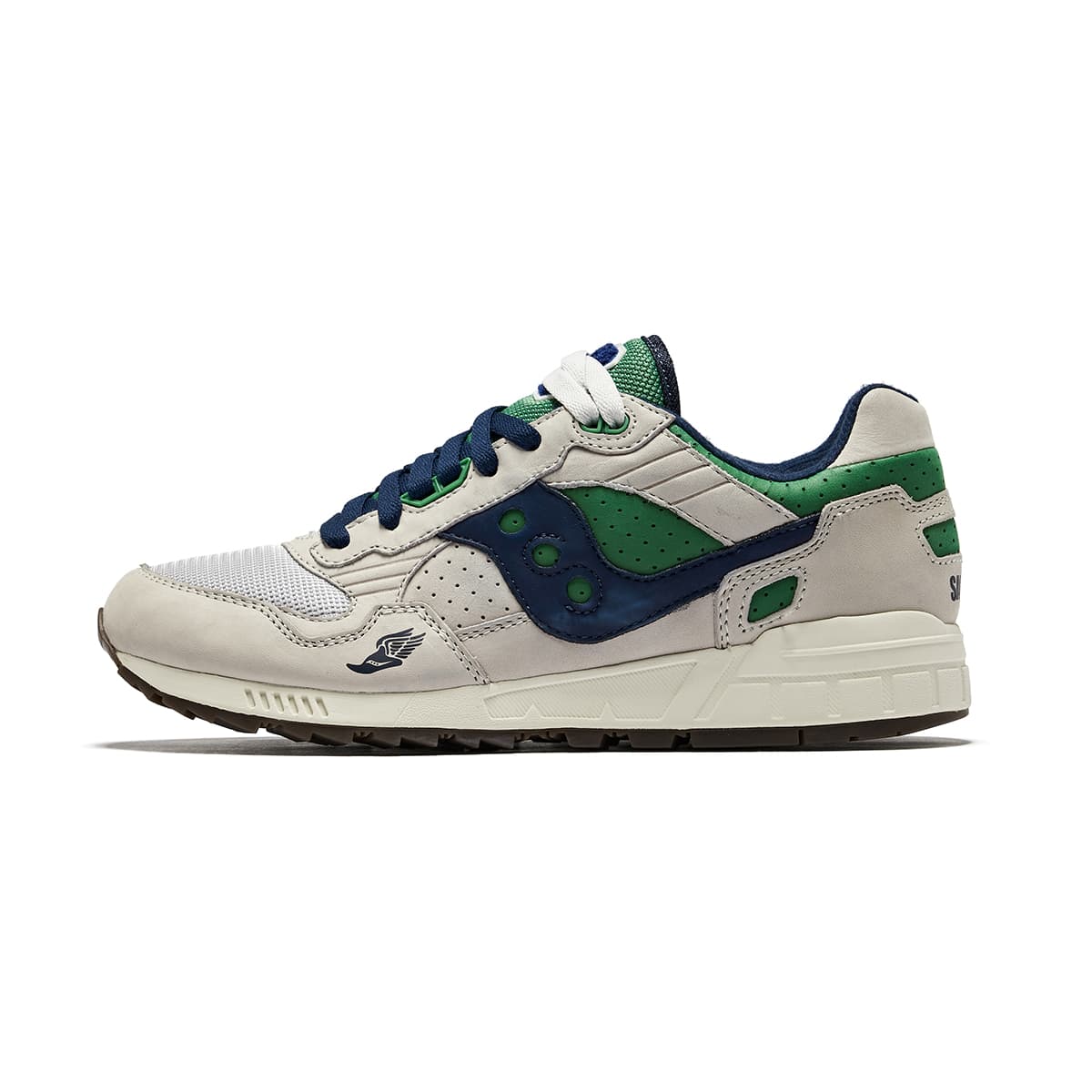 Saucony Casual Shoes Unisex Low-Top Gray Green Blue