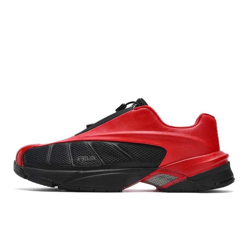 FILA REPLICA Wear-Resistant Low-Top Casual Shoes Men's Red Black