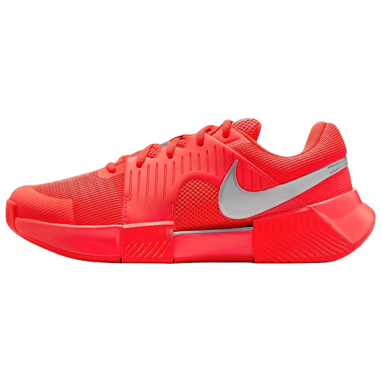 Nike GP Challenge 1 Premium Low-Top Tennis Shoes Women's Red Silver