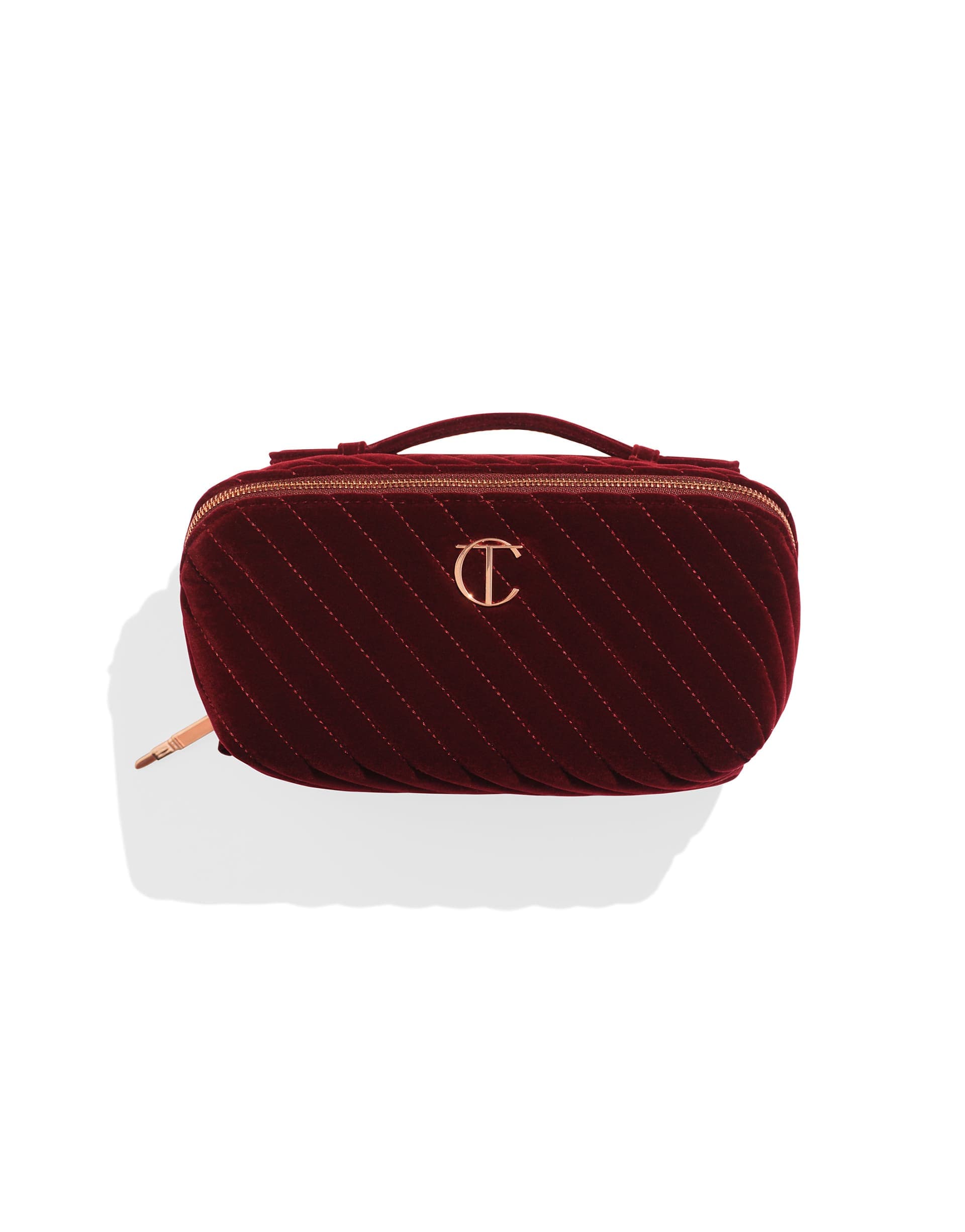 Charlotte Tilbury Organizer Velvet Makeup Bag - Large