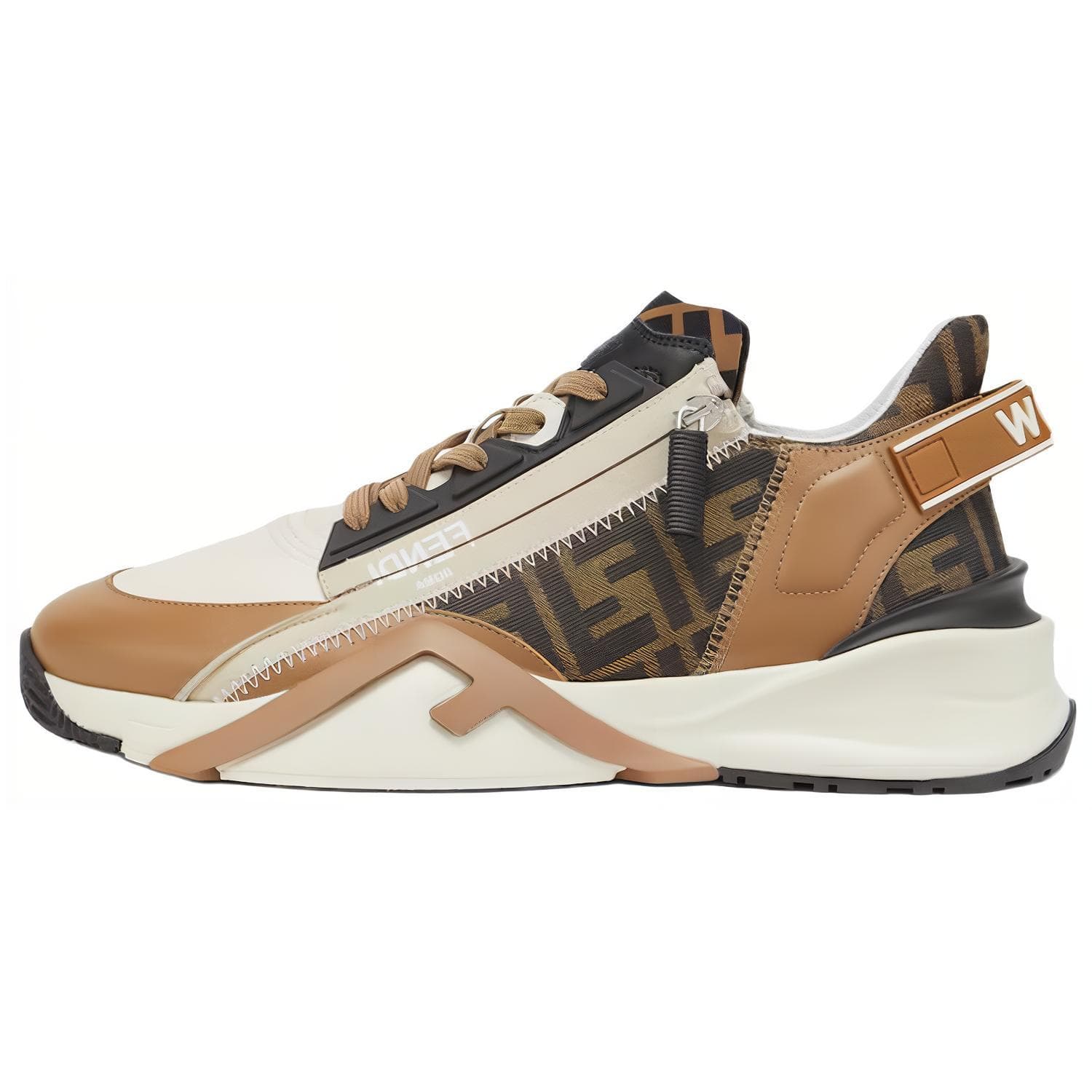 FENDI Flow Logo Detailed Slip On Sneakers