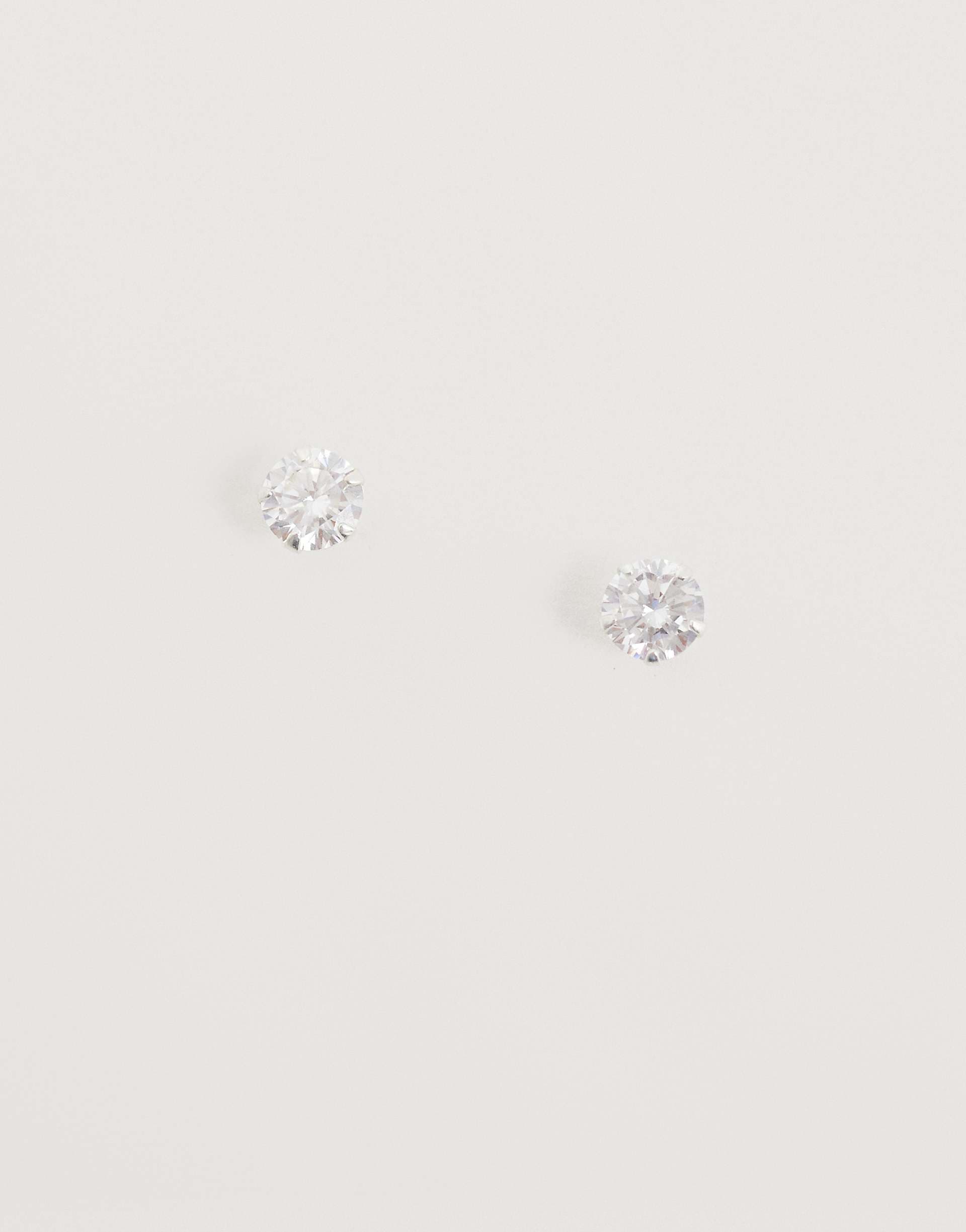 Kingsley Ryan 5mm gemset round stud earrings in sterling silver